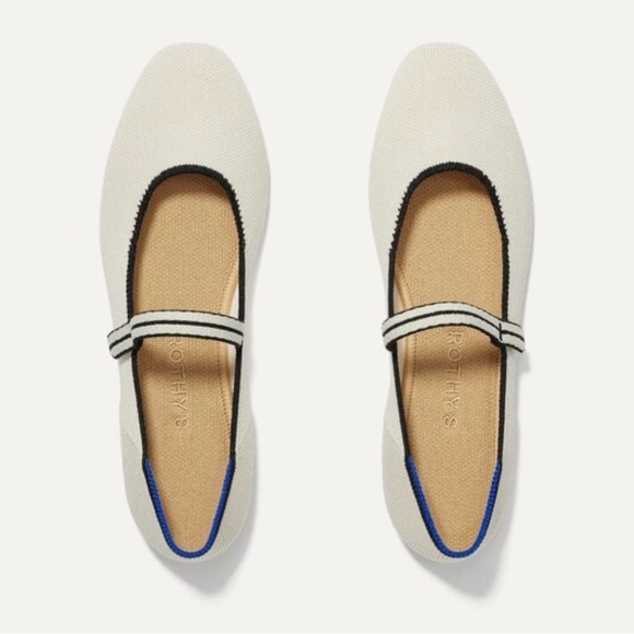 Rothy's Shoes - Rothys The Square Mary Jane Size 6 White Cream
